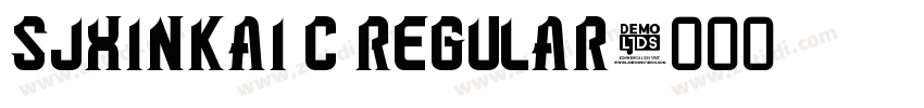 SJxinkai C Regular字体转换